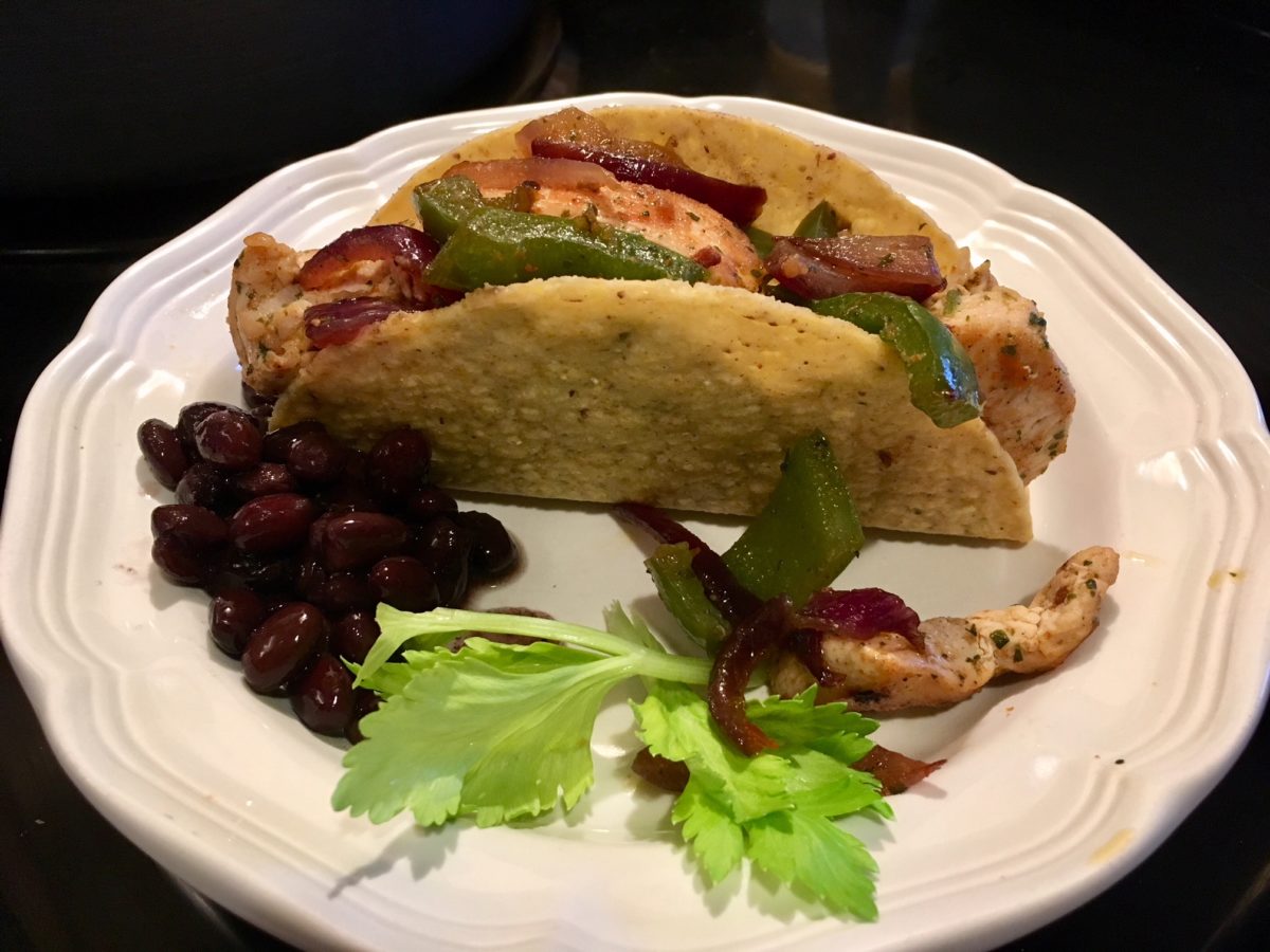 Organic Grilled Chicken Taco
